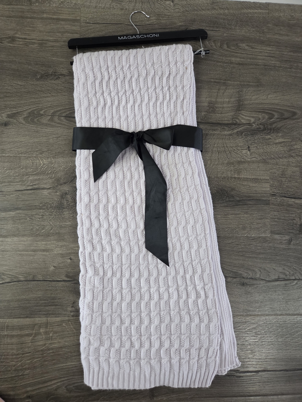 MAGASCHONI Home Viscose Blend Lavender Throw - NEW